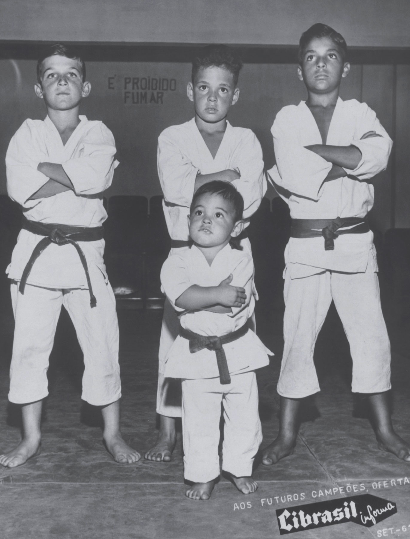 The Gracie brothers as children