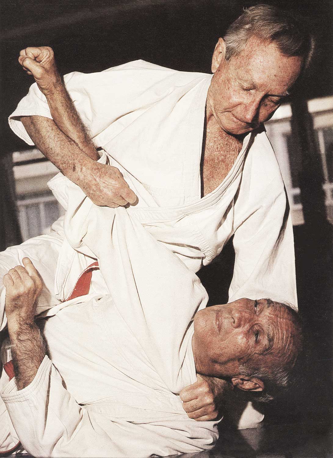 Grandmasters Carlos Gracie and Helio Gracie